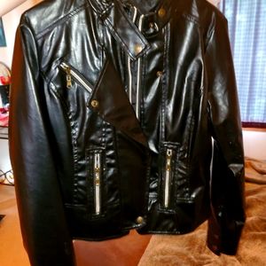 Black pleather jacket